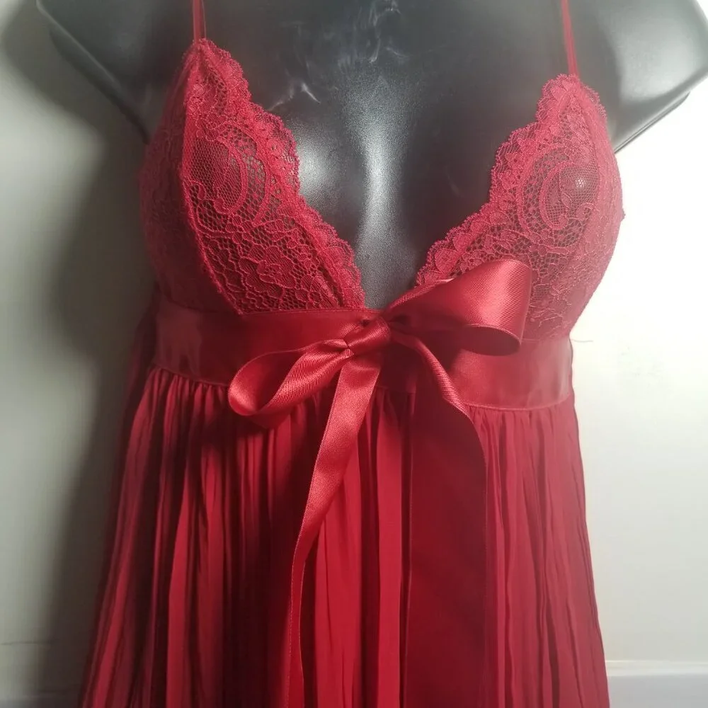 NWT Victoria Secret Women's Red Babydoll, Fairy, Romantic, Valentine Cami Sz XS